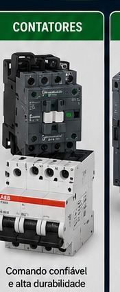 Contatores e Relés Auxiliares — Schneider Electric, ABB