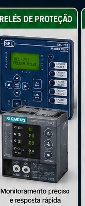 Relés de Proteção — SEL, Siemens, ABB